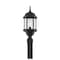 Designers Fountain Erving 1-Light Black Cast Aluminum Line Voltage Outdoor Weather Resistant Post Light 2976-BK - alternate 1